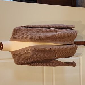 American Eagle Tan Cardigan Sweater XS NWT